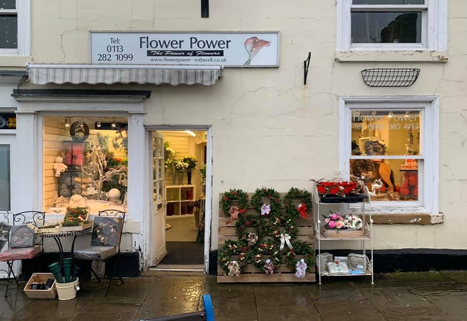 Andrea Chant, owner of Flower Power Florist in Leeds, England