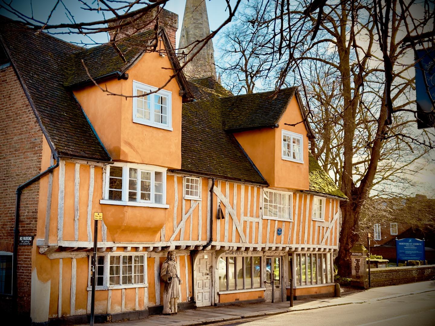 The Vergers House on St Andrew Street, Hertford, home of Flowered Up