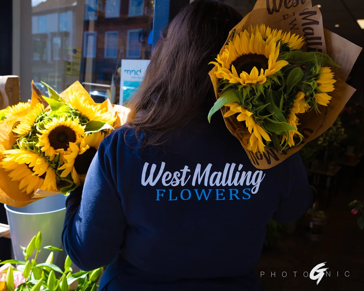 Nikki Meader, owner of West Malling Flowers in Kent, England