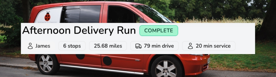 Eco-friendly flower delivery with optimised routes reducing fuel use