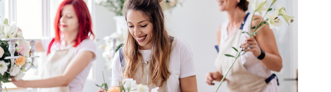 Intuitive florist POS interface designed for quick staff training